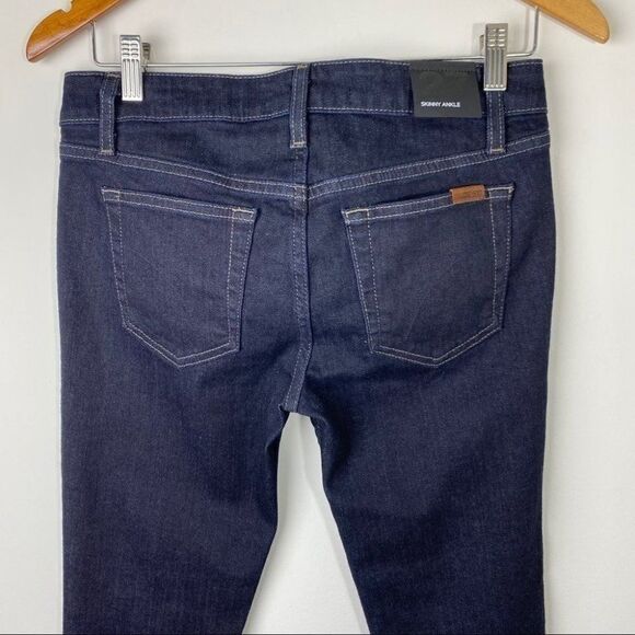 Joe’s Skinny Ankle Cropped Jeans In Dark Wash 27 - Picture 7 of 10